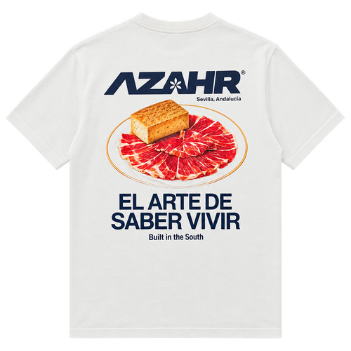 Camiseta AZAHR "El Arte de Saber Vivir"